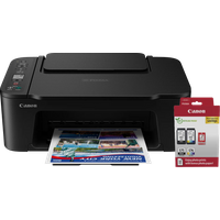Koop Canon PIXMA TS3750i + 1 set extra cartridges + fotopapier - 6151118244252