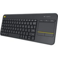 Koop Logitech K400 Plus Wireless Touch Zwart Azerty - 5099206059290