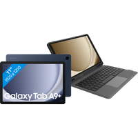 Koop Samsung Galaxy Tab A9 Plus 11 inch 6GB/128GB Wifi Blauw + Toetsenbord Hoes AZERTY - 6151125354302