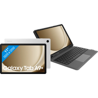 Koop Samsung Galaxy Tab A9 Plus 11 inch 6GB/128GB Wifi Zilver + Toetsenbord Hoes AZERTY - 6151125363342