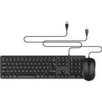 Koop BlueBuilt Bedraad Toetsenbord AZERTY + BlueBuilt Filum Bedrade Muis - 6151125566521