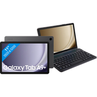 Koop Samsung Galaxy Tab A9 Plus 11 inch 128GB Wifi en 5G Grijs + Just in Case Toetsenbord Hoes - 6151115889890
