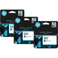 Koop HP 937 Cartridge Cyaan (3 stuks) - 6151126940924