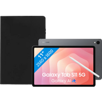 Koop Samsung Galaxy Tab S11 11 inch 128GB Wifi en 5G Grijs + Book Case Zwart - 6151129846841