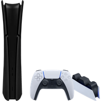 Koop PlayStation 5 Slim Digital Edition + Covers Zwart + Oplaadstation - 6151122043070