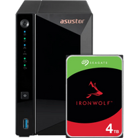 Koop ASUSTOR AS3302T v2 + Seagate Ironwolf 4TB - 6151123488429
