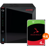Koop ASUSTOR AS5404T + Seagate Ironwolf 16TB (4x4TB) - 6151123781773