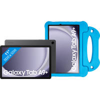Koop Samsung Galaxy Tab A9 Plus 11 inch 6GB/128GB Wifi Grijs + BlueBuilt Kids Cover Blauw - 6151125268258