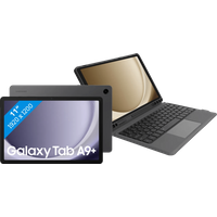 Koop Samsung Galaxy Tab A9 Plus 11 inch 6GB/128GB Wifi Grijs + Toetsenbord Hoes AZERTY - 6151125348363