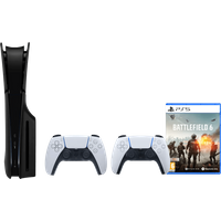 Koop PlayStation 5 Slim Disc Edition + Battlefield 6 + Covers Zwart + Extra Controller Wit - 6151128597591