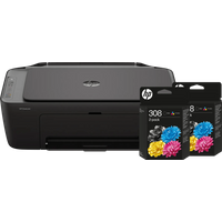 Koop HP DeskJet 2920 All-in-One + 2 zwarte + 2 kleuren cartridges - 6151130849893