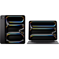 Koop Apple iPad Pro (2024) 11 inch 2TB Wifi Zwart + Apple Magic Keyboard AZERTY - 6151115128159