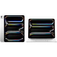 Koop Apple iPad Pro (2024) 13 inch 1TB Wifi + 5G Zilver + Apple Magic Keyboard AZERTY - 6151115151126