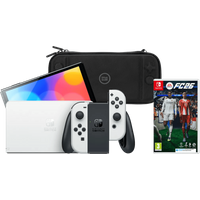 Koop Nintendo Switch OLED Wit + EA Sports FC 26 + BlueBuilt Beschermhoes - 6151128541587