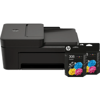 Koop HP DeskJet 4320 All-in-One + 2 zwarte + 2 kleuren cartridges - 6151130853845