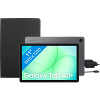 Koop Samsung Galaxy Tab A11 Plus 11 inch 256GB Wifi + 5G Grijs + Basis accessoirepakket - 6151132990944