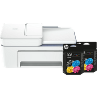 Koop HP DeskJet 4322 All-in-One + 2 zwarte + 2 kleuren cartridges - 6151130876882
