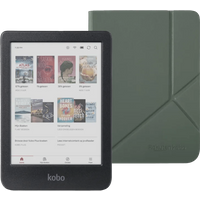 Koop Kobo Clara Colour Zwart + Sleep Cover Groen - 6151135035017