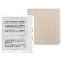 Koop Kobo Libra Colour Wit + Sleep Cover Beige - 6151135058047