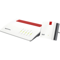 Koop FRITZ!Box 7590 AX DSL + FRITZ!Repeater 1200 AX - 6095605638646