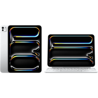 Koop Apple iPad Pro (2024) 11 inch 2TB Wifi Zilver + Apple Magic Keyboard AZERTY - 6151115130145