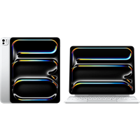 Koop Apple iPad Pro (2024) 13 inch 2TB Wifi + 5G Zilver + Apple Magic Keyboard AZERTY - 6151115154172