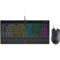Koop Corsair K55 RGB Pro Gaming Toetsenbord Azerty + Corsair Harpoon Gaming Muis - 7423431436447