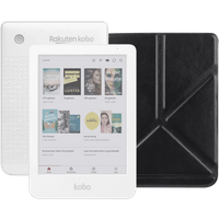 Koop Kobo Clara Colour Wit + BlueBuilt Book Case Zwart - 6151136680698