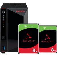 Koop ASUSTOR AS5402T + Seagate Ironwolf 16TB (2x8TB) - 6151123487408
