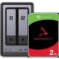 Koop UGREEN NASync DXP2800 + Seagate Ironwolf 2TB - 6151143699621