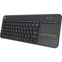 Koop Logitech K400 Plus Wireless Touch Zwart Azerty - 5099206059290
